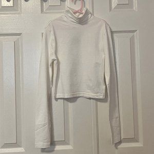 H&M White Turtleneck (XS)